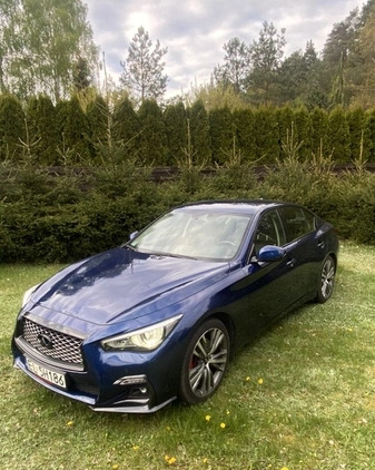 Infiniti Q50 cena 92500 przebieg: 106000, rok produkcji 2018 z Wojnicz małe 106